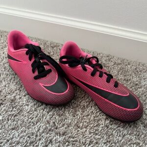 Kids Pink Nike Soccer Cleats